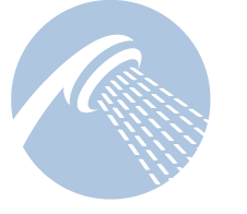 Saint Augustine Shower Installation